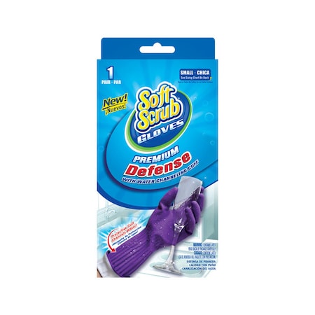 Soft Scrub Soft Scrub Rubber Cleaning Gloves S Purple 1 pair 12811-16